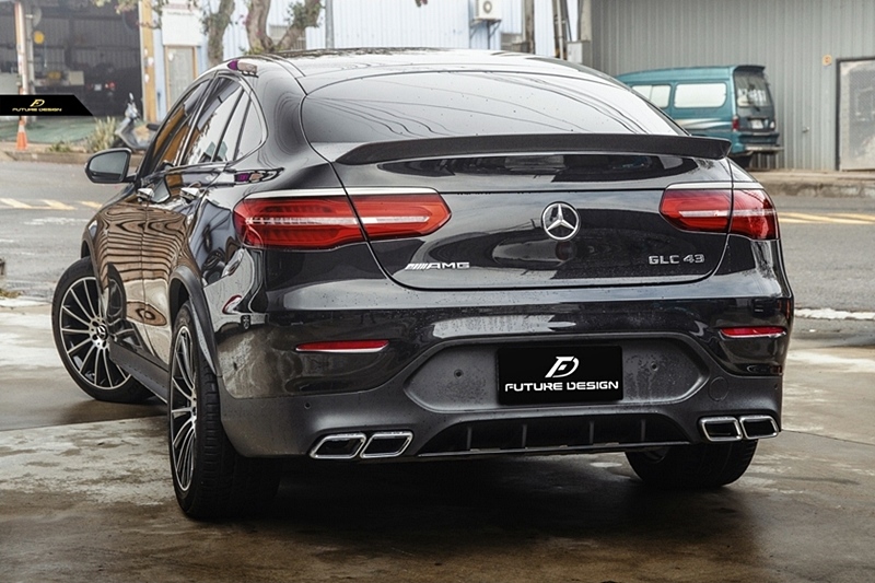 C253 GLC Coupe - 63 style Carbon Trunk Spoiler_002